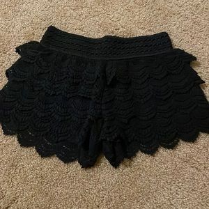 Fun lace shorts!
